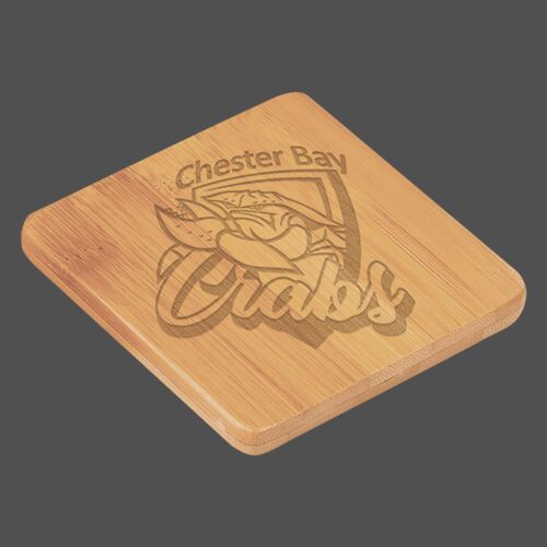 4"x4" Square Unfinished Wood Coasters Thumbnail